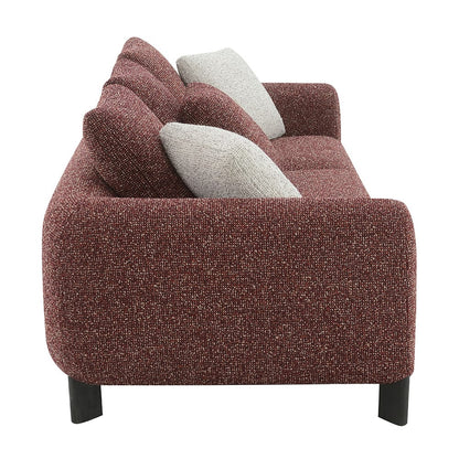 ACME Furniture - Mardi - Sofa w/6 Pillows - Maroon Tweed - LV04290 view 3