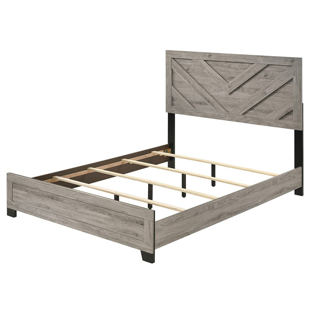 ACME Furniture - Mari - Queen Bed - Light Gray  - BD04142Q view 1