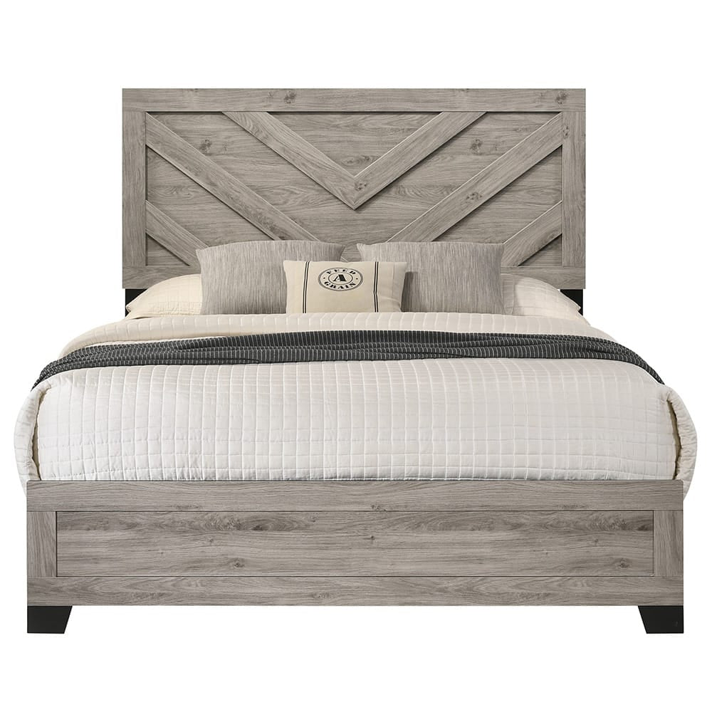 ACME Furniture - Mari - Queen Bed - Light Gray  - BD04142Q view 2