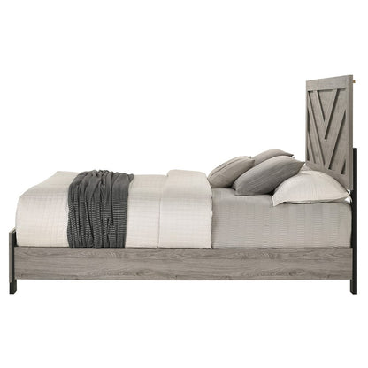 ACME Furniture - Mari - Queen Bed - Light Gray  - BD04142Q view 4