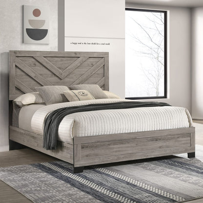 ACME Furniture - Mari - Queen Bed - Light Gray  - BD04142Q view 5
