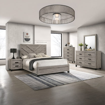 ACME Furniture - Mari - Queen Bed - Light Gray  - BD04142Q view 6