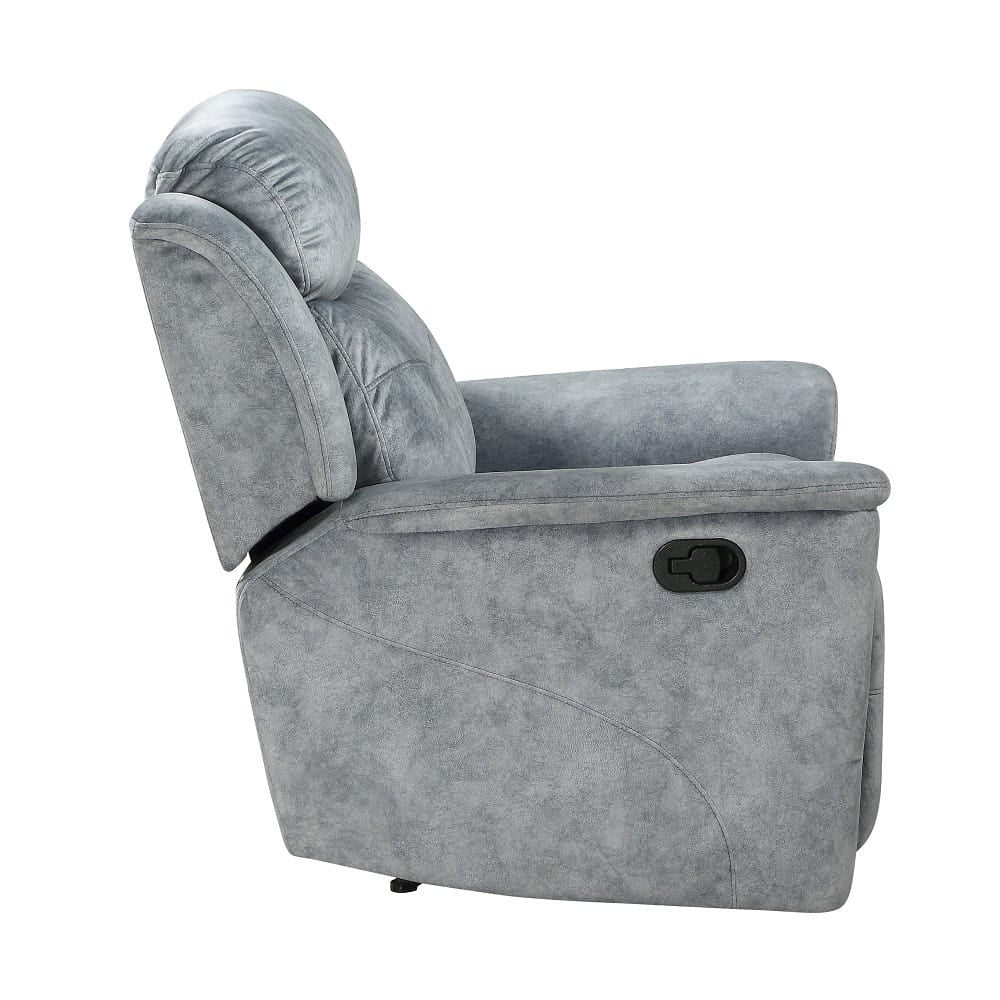 ACME Furniture - Mariana - Motion Loveseat w/Console - Silver Gray Fabric - 55031A view 4