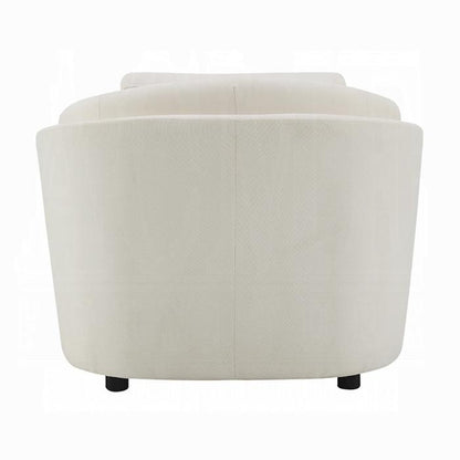 ACME Furniture - Mariko Chair w/Pillow - Ivory Fabric - LV02772 veiw 4