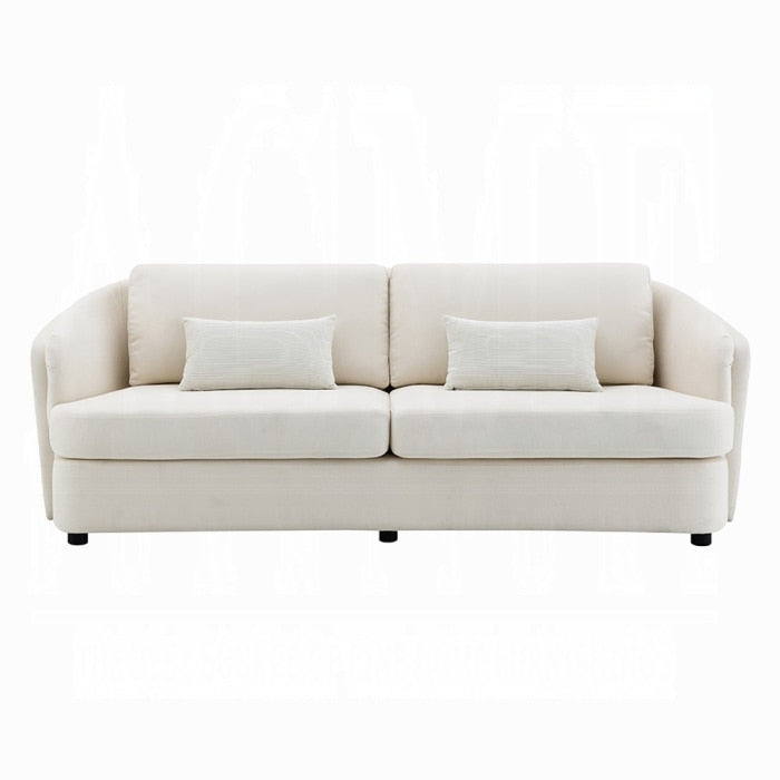ACME Furniture - Mariko Sofa w/2 Pillows - Ivory Fabric - LV02770 veiw 2