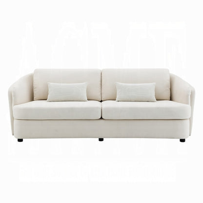 ACME Furniture - Mariko Sofa w/2 Pillows - Ivory Fabric - LV02770 veiw 2