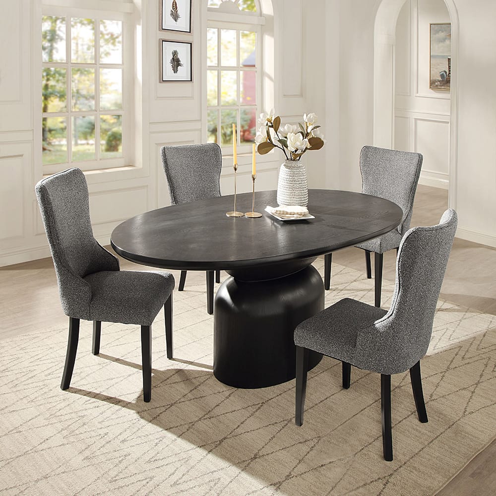 ACME Furniture - Marioly - Dining Table - Ash Black  - DN04065 view 5