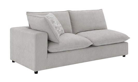 ACME Furniture - Marisa Modular LF Loveseat w/2 Pillows - Beige Boucle - LV04410 veiw 2