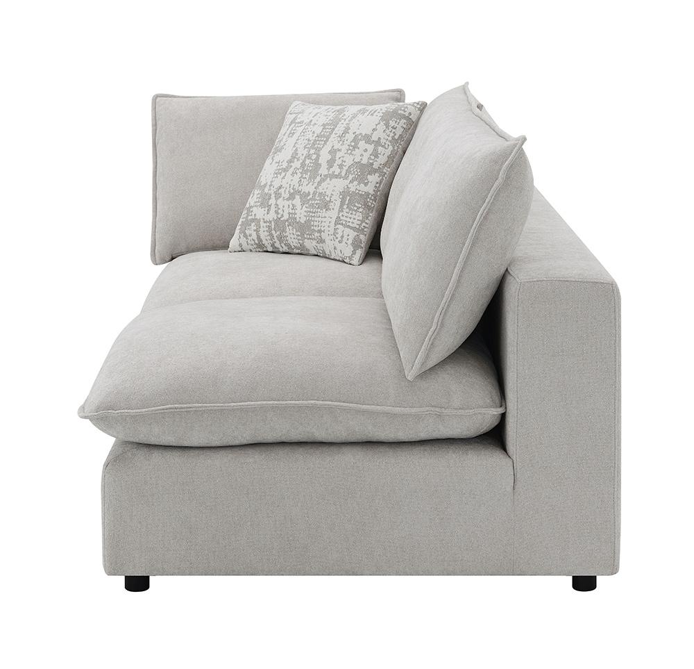 ACME Furniture - Marisa Modular LF Loveseat w/2 Pillows - Beige Boucle - LV04410 veiw 5