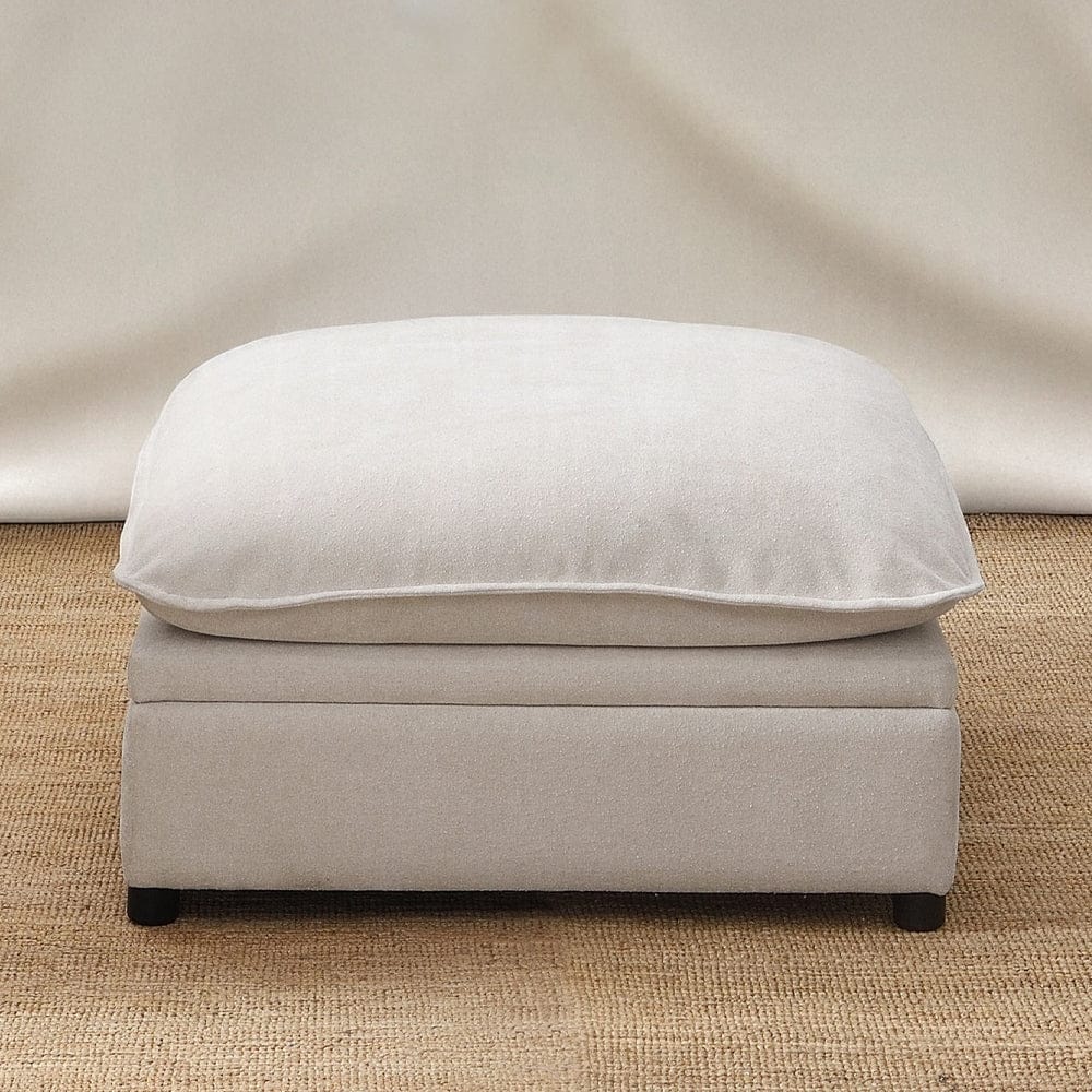 ACME Furniture - Marisa Modular Ottoman w/Storage - Beige Boucle - LV04415 view 4
