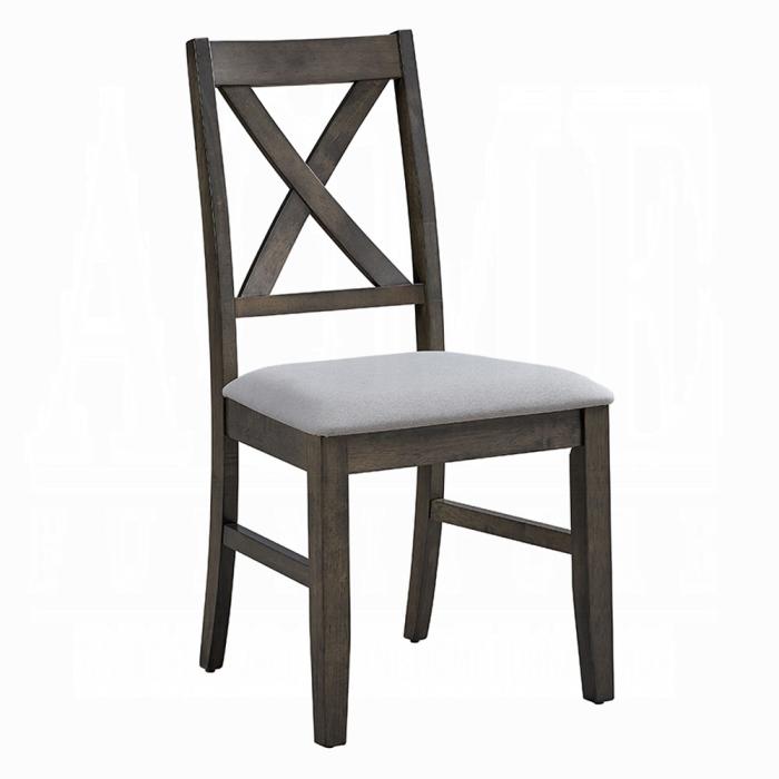 ACME Furniture - Marit Side Chair (Set of 2) - Gray Finish - DN02936 veiw 2