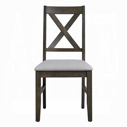 ACME Furniture - Marit Side Chair (Set of 2) - Gray Finish - DN02936 veiw 3