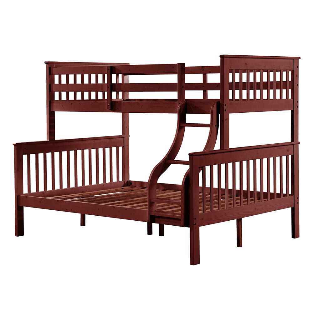 ACME Furniture - Marita - Bunk Bed (T/F) - Cherry - BD04020 view 1