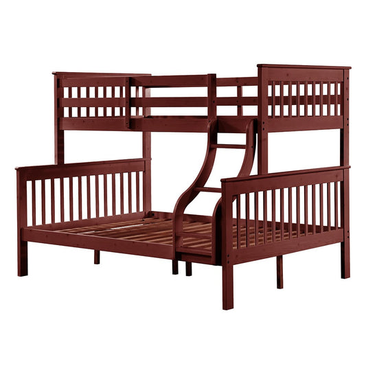 ACME Furniture - Marita - Bunk Bed (T/F) - Cherry - BD04020 view 1