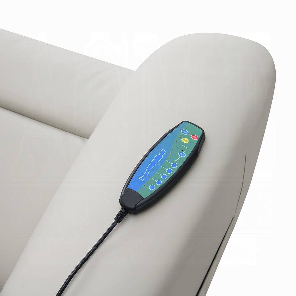ACME Furniture - Marsha Power Recliner w/Lift & Massage - Light Gray Silicone Synthetic Leather - LV04273 view 9