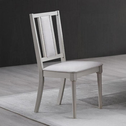 ACME Furniture - Marta Side Chair (Set of 2) - Gray Fabric & Gray Finish - DN04311 veiw 6