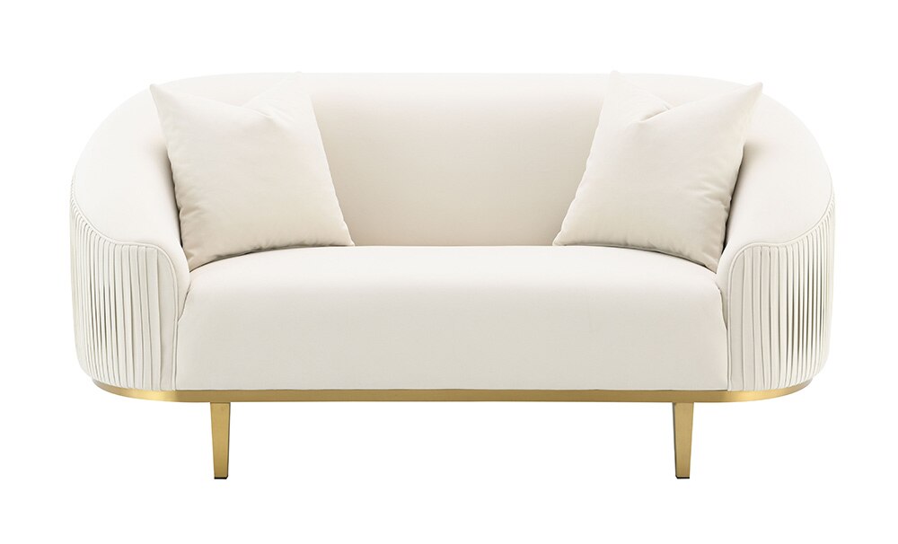 ACME Furniture - Martina Loveseat w/2 Pillows - Ivory Fabric - LV03851 veiw 2