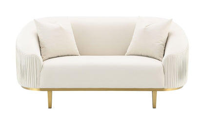 ACME Furniture - Martina Loveseat w/2 Pillows - Ivory Fabric - LV03851 veiw 2
