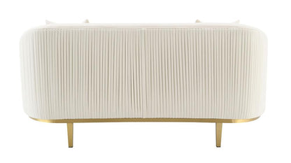 ACME Furniture - Martina Loveseat w/2 Pillows - Ivory Fabric - LV03851 veiw 4