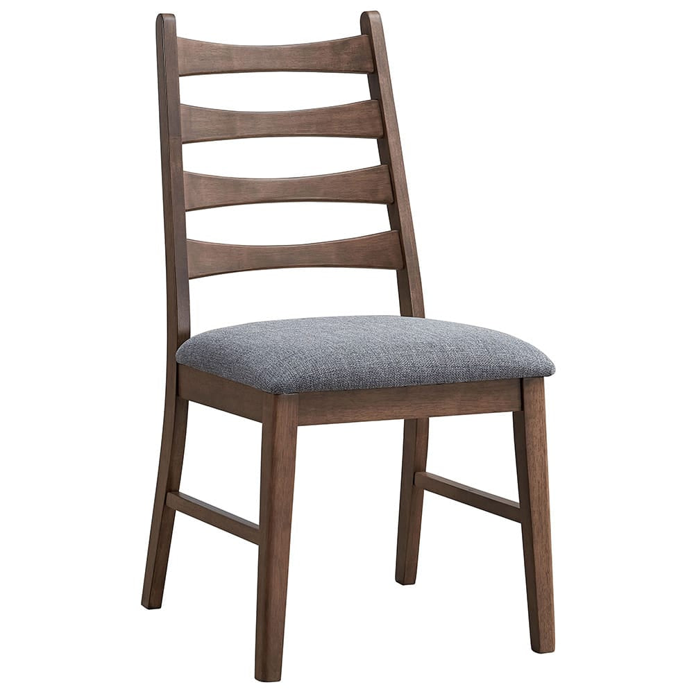 ACME Furniture - Mayah - Side Chair (Set of 2) - Dark Gray Linen & Walnut  - DN04172 view 1