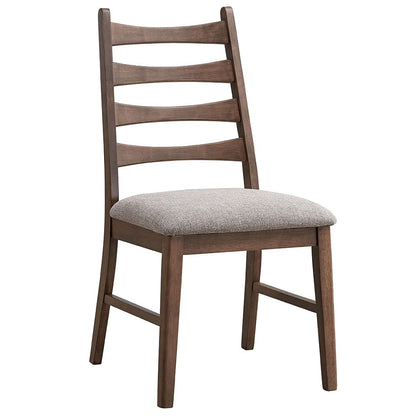 ACME Furniture - Mayah - Side Chair (Set of 2) - Gray Linen & Walnut  - DN04171 view 1