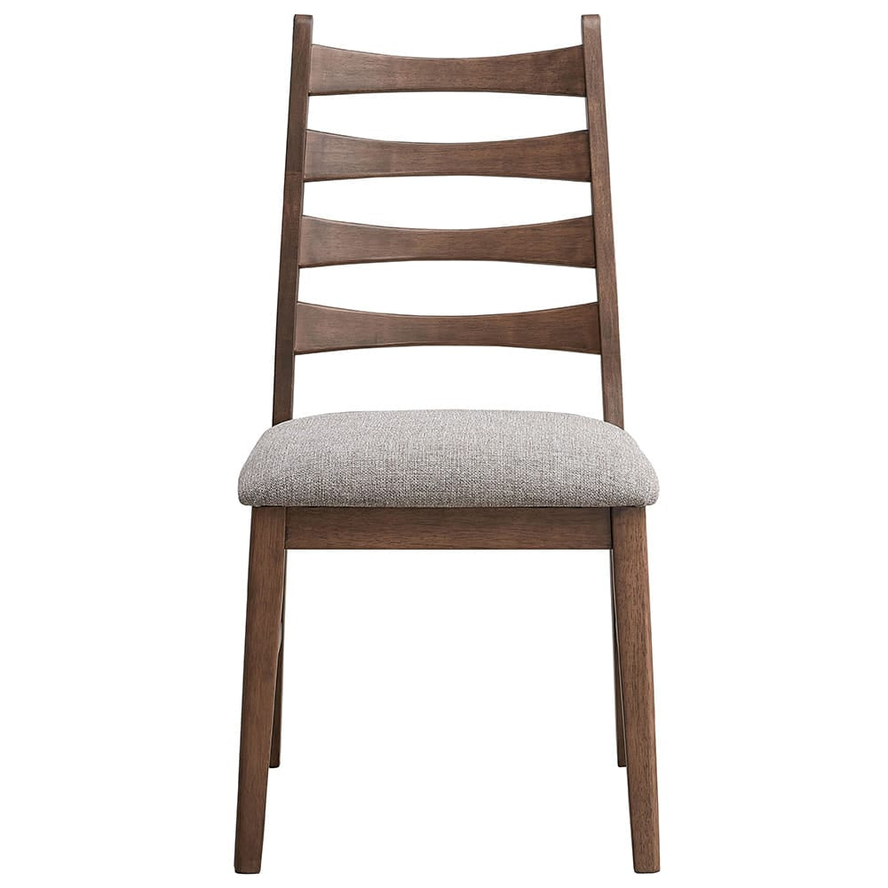 ACME Furniture - Mayah - Side Chair (Set of 2) - Gray Linen & Walnut  - DN04171 view 2