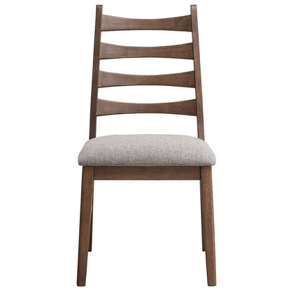 ACME Furniture - Mayah - Side Chair (Set of 2) - Gray Linen & Walnut  - DN04171 view 2