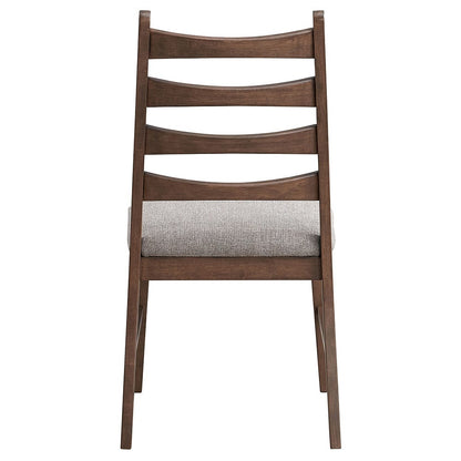 ACME Furniture - Mayah - Side Chair (Set of 2) - Gray Linen & Walnut  - DN04171 view 4