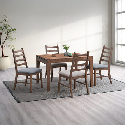 ACME Furniture - Mayah - Side Chair (Set of 2) - Gray Linen & Walnut  - DN04171 view 7