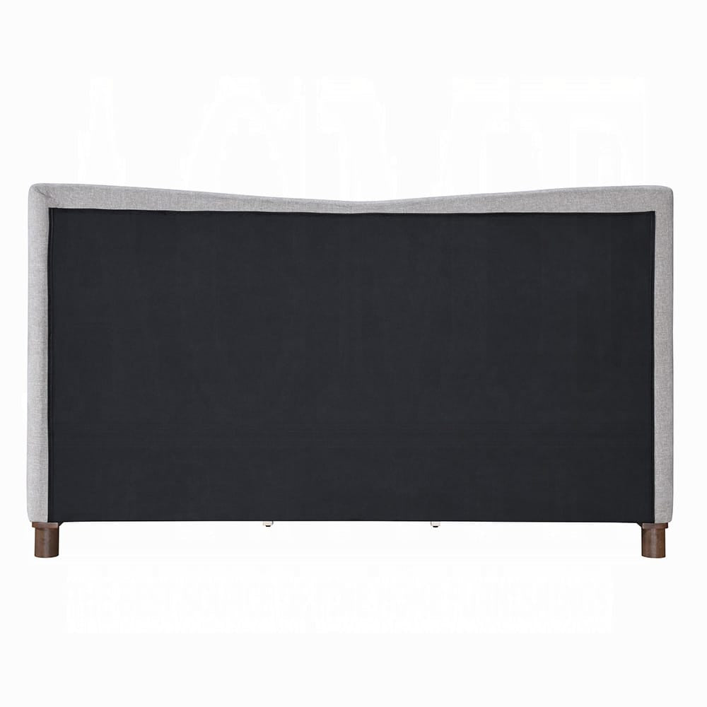 ACME Furniture - Melbourne - Eastern King Bed  - Gray Chenille - BD05841EK view 4