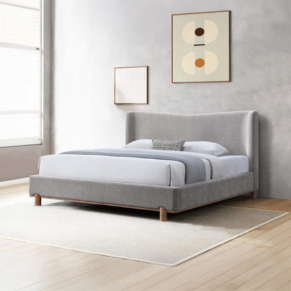 ACME Furniture - Melbourne - Eastern King Bed  - Gray Chenille - BD05841EK view 5