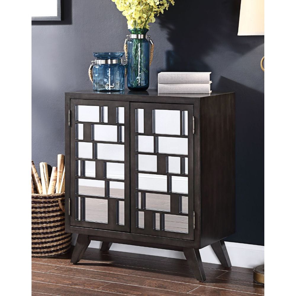 ACME Furniture - Melville - Console Table - Dark Gray-Oak - 90494 view 1