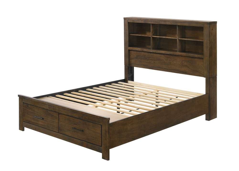 ACME Furniture - Merrilee II Queen Bed - Oak - BD02077Q veiw 5