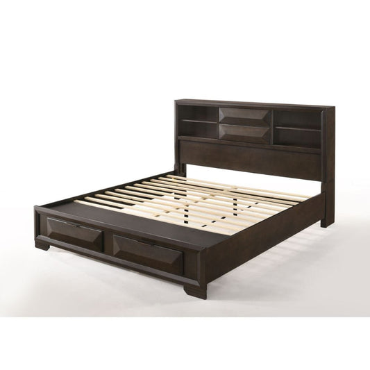 ACME Furniture - Merveille - Eastern King Bed w/Storage - Espresso - 22867EK view 1