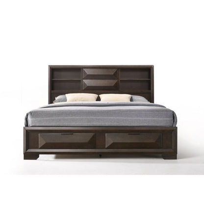 ACME Furniture - Merveille - Eastern King Bed w/Storage - Espresso - 22867EK view 3