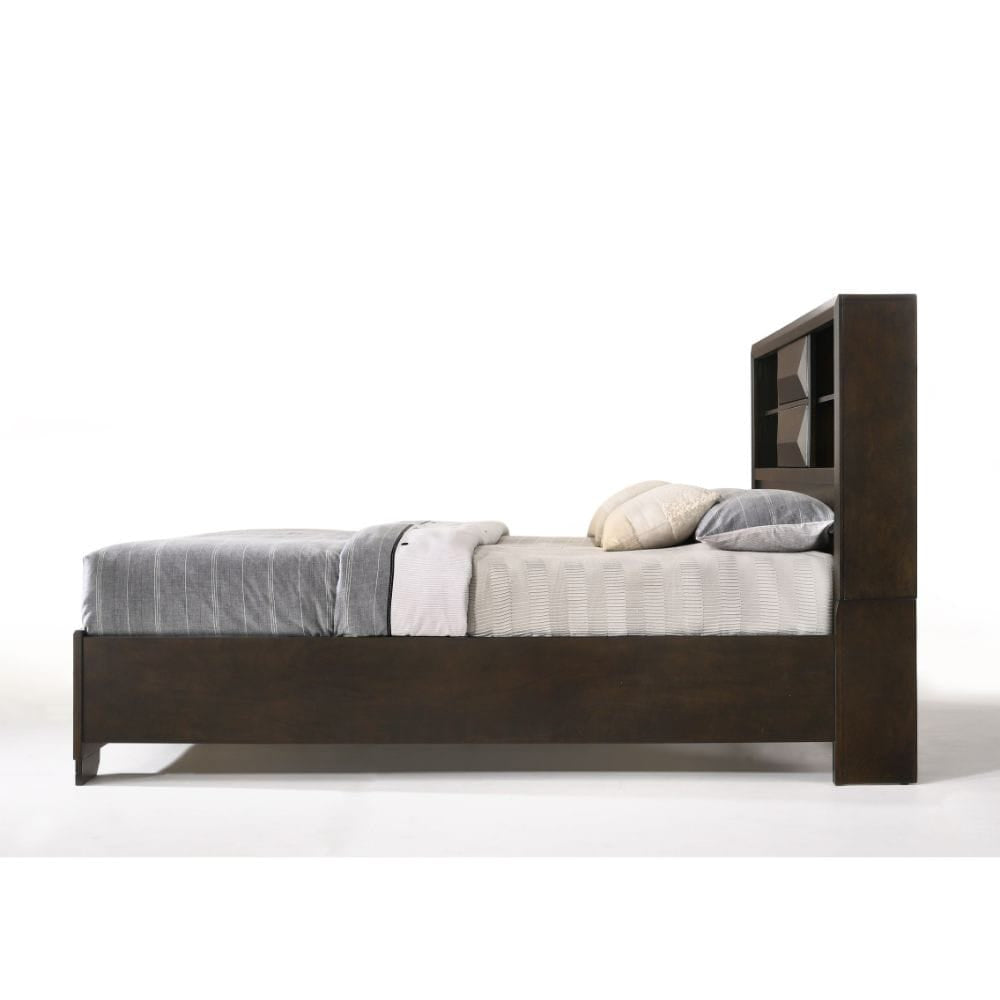 ACME Furniture - Merveille - Eastern King Bed w/Storage - Espresso - 22867EK view 4