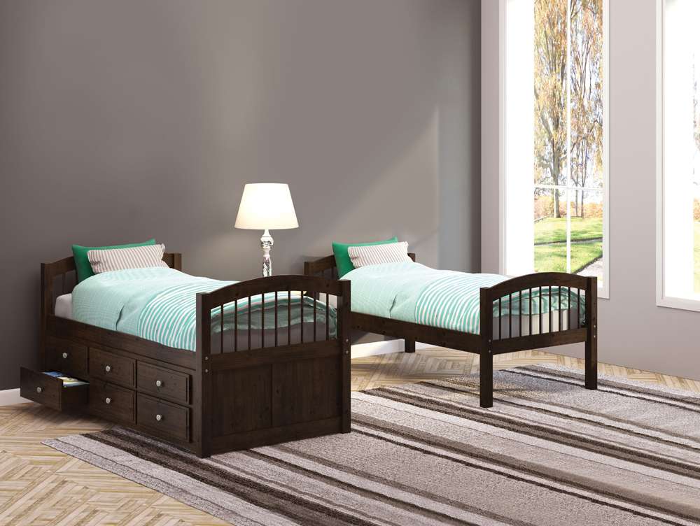 ACME Furniture - Micah Twin/Twin Bunk Bed & Trundle w/3 Drw - 40000 view 3