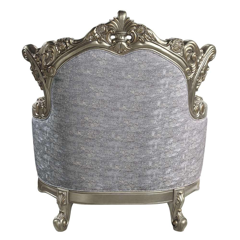 ACME Furniture - Miliani Chair w/Pillow - Antique Bronze - LV01782 veiw 4