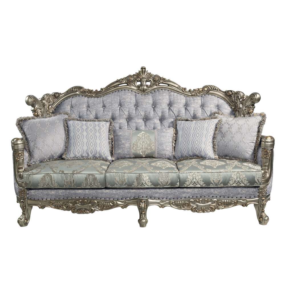 ACME Furniture - Miliani Sofa w/5 Pillows - Antique Bronze - LV01780 view 2