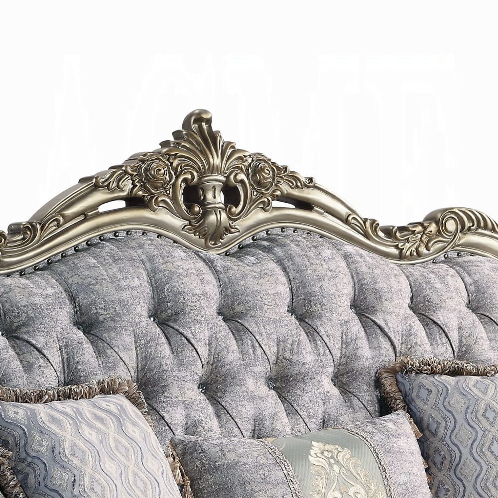 ACME Furniture - Miliani Sofa w/5 Pillows - Antique Bronze - LV01780 view 5