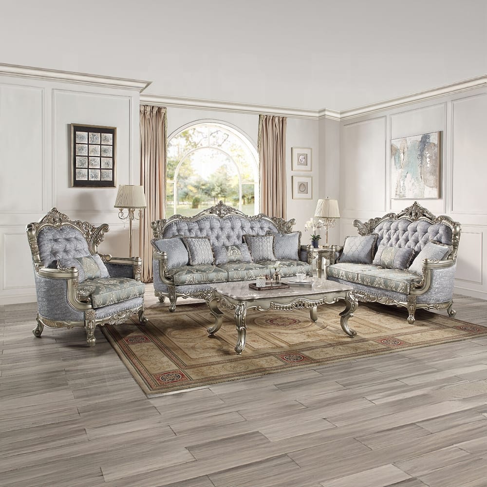 ACME Furniture - Miliani Sofa w/5 Pillows - Antique Bronze - LV01780 view 11