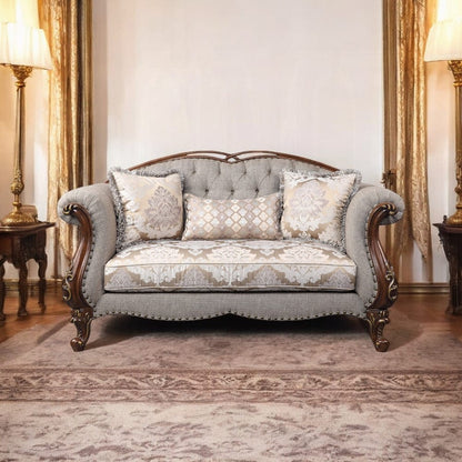 ACME Furniture - Miyeon Loveseat w/3 Pillows - 55366 view 5