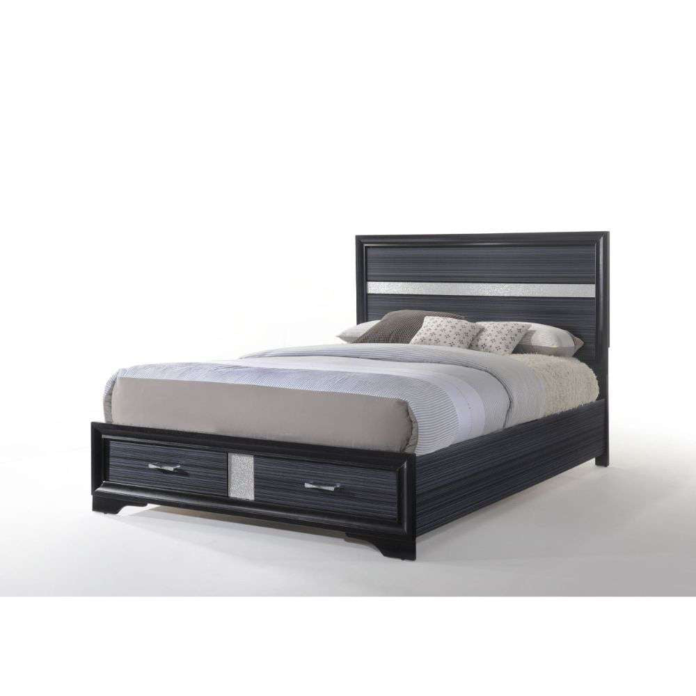 ACME Furniture - Naima Eastern King Bed w/Storage - 25897EK view 1