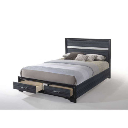 ACME Furniture - Naima Eastern King Bed w/Storage - 25897EK view 2