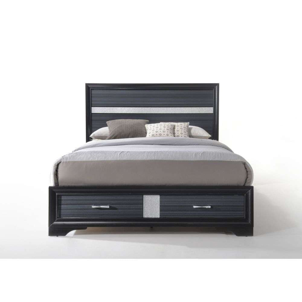 ACME Furniture - Naima Eastern King Bed w/Storage - 25897EK view 3