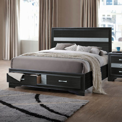ACME Furniture - Naima Eastern King Bed w/Storage - 25897EK view 6
