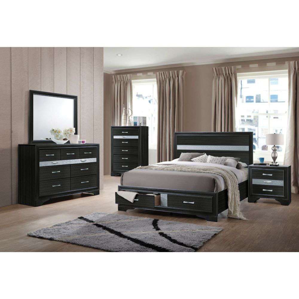 ACME Furniture - Naima Eastern King Bed w/Storage - 25897EK view 7