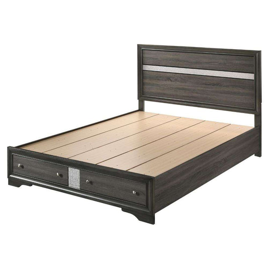 ACME Furniture - Naima Eastern King Bed w/Storage - 25967EK view 1
