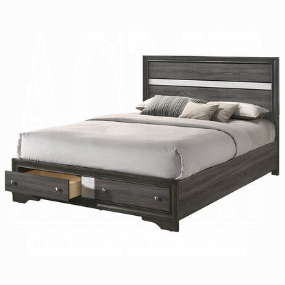 ACME Furniture - Naima Eastern King Bed w/Storage - 25967EK view 2