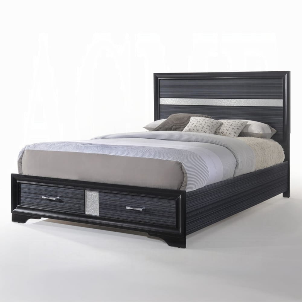 ACME Furniture - Naima Queen Bed w/Storage - 25900Q view 1
